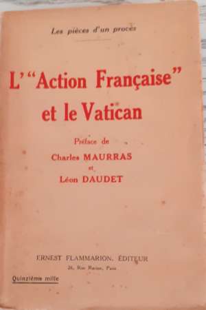 L’Action Française et le Vatican