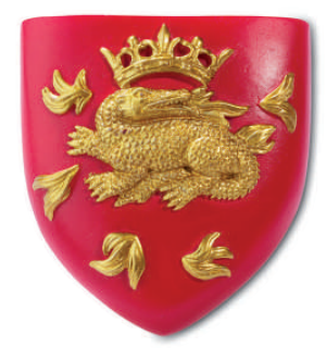 Aimant blason salamandre